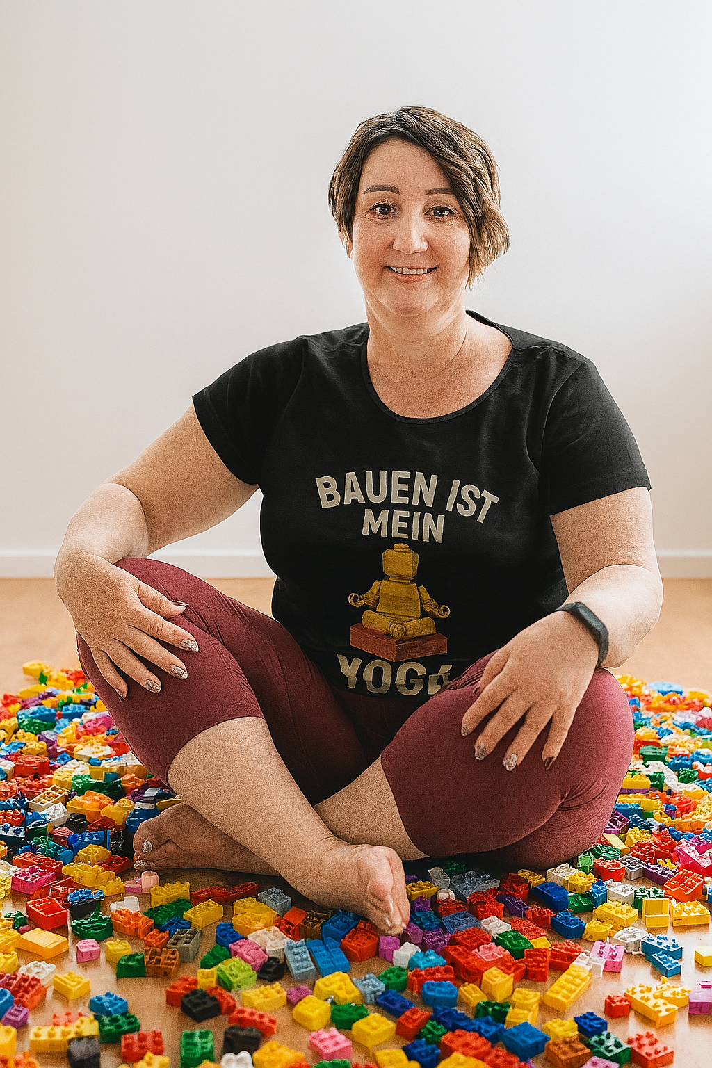 Bauen ist mein Yoga – T-Shirt für kreative Ruhe & Fokus