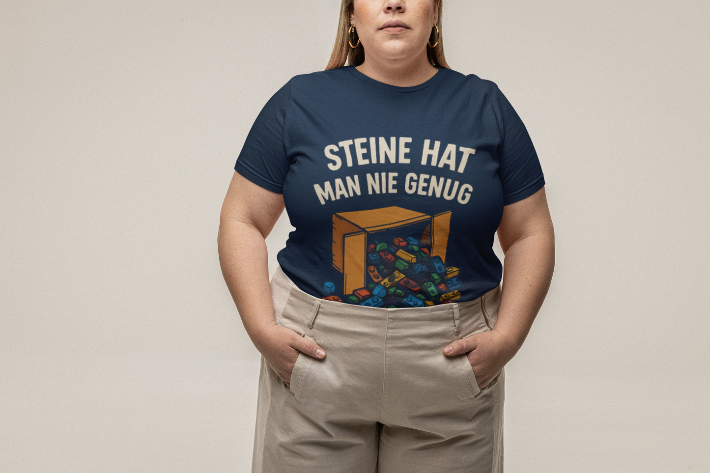 Steine hat man nie genug – Fan-Shirt für kreative Macherinnen