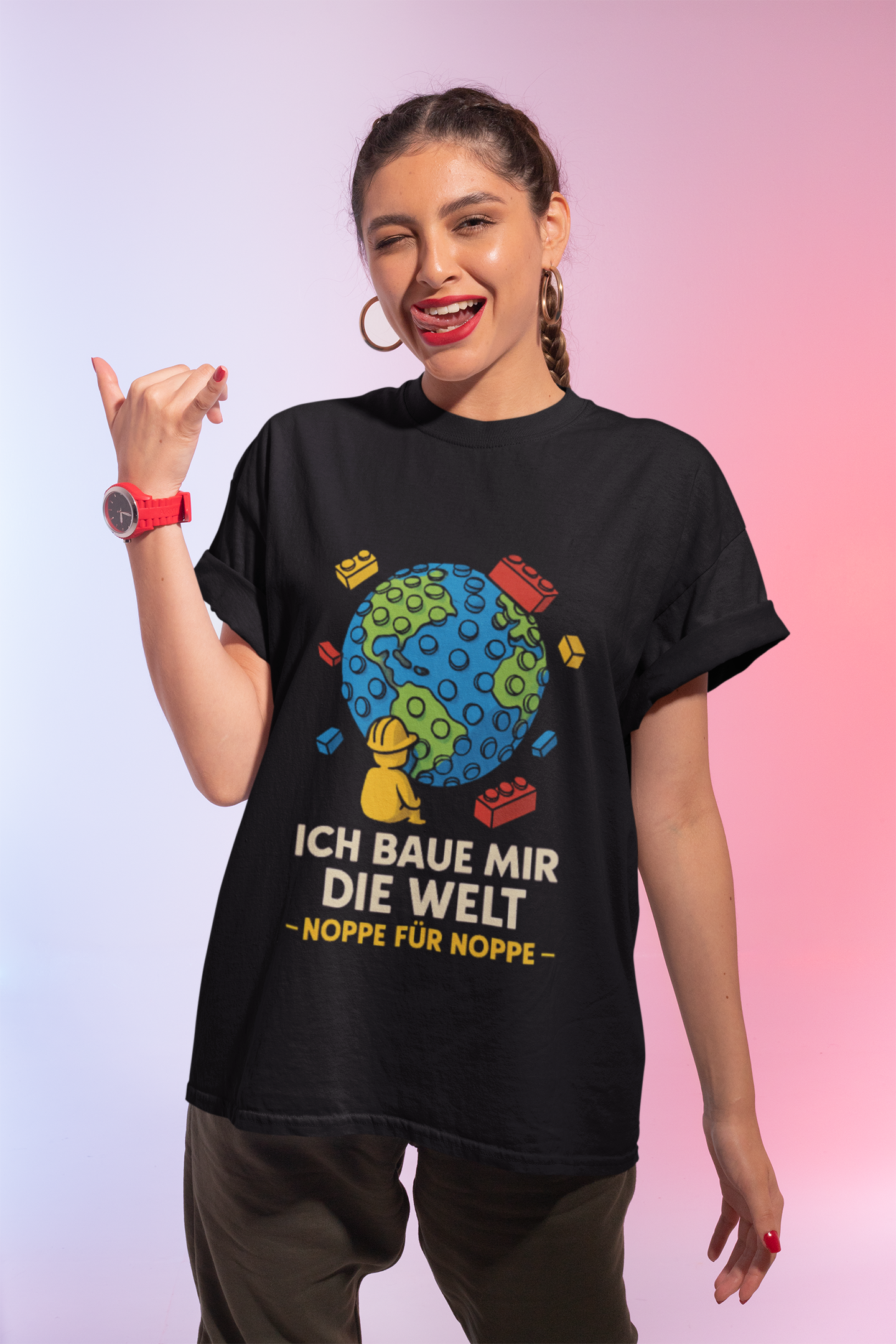 My World, My Bricks – Fan-Shirt für Visionärinnen