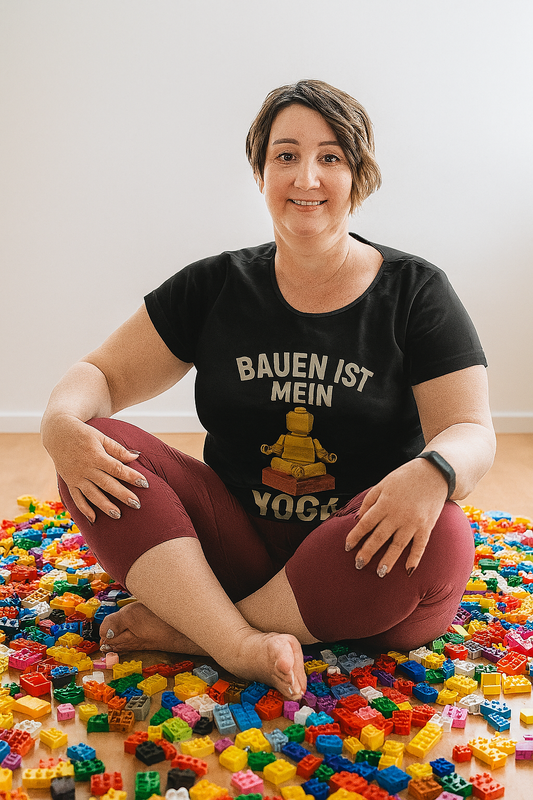 Bauen ist mein Yoga – T-Shirt für kreative Ruhe & Fokus