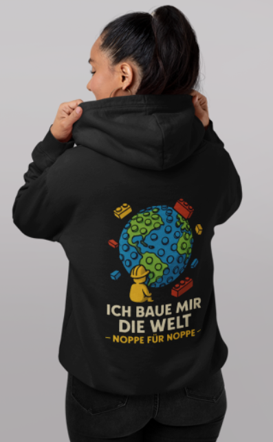 Ich baue mir die Welt Premium Hoodie