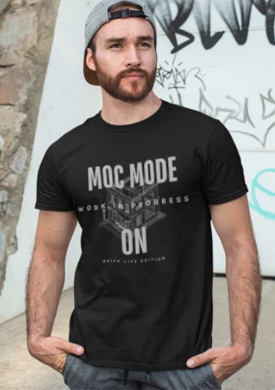 MOC Mode ON – Klemmbaustein T-Shirt | Brick Life Edition