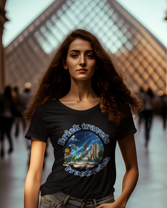 Brick travels Shirt Women - Frankreich Edition