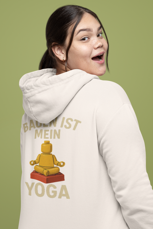 Bauen ist mein Yoga Premium Hoodie