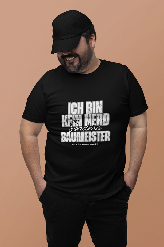 Baumeister mit Leidenschaft – Statement-Shirt für kreative Macher
