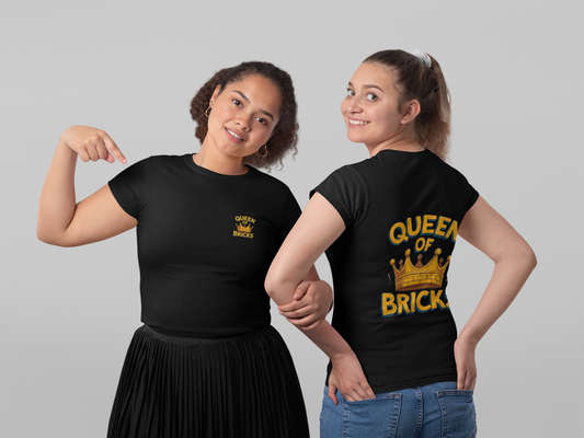 Queen of Bricks – Statement-Shirt für kreative Königinnen
