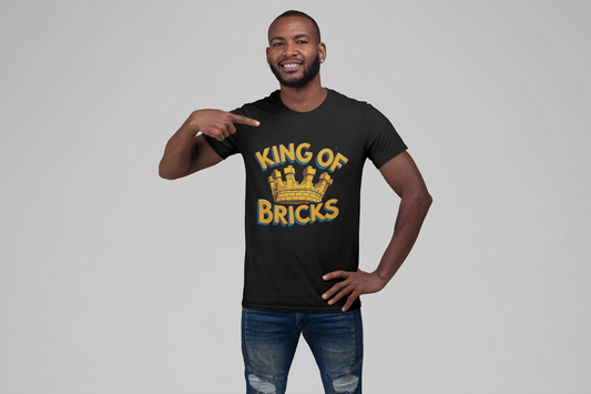 Brick Royalty – Frontprint für Baukönige