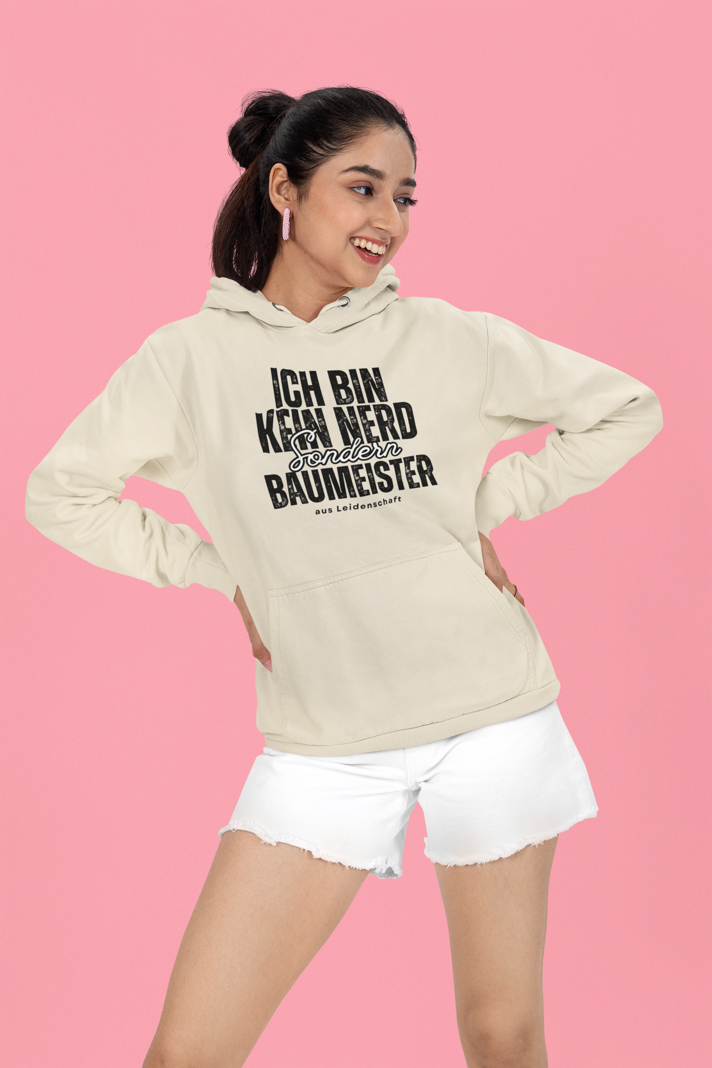 Ich bin kein Nerd Premium Hoodie
