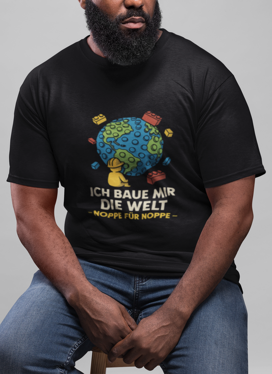 Selbst gebaut. Selbst gedacht. – T-Shirt für Brick-Minds