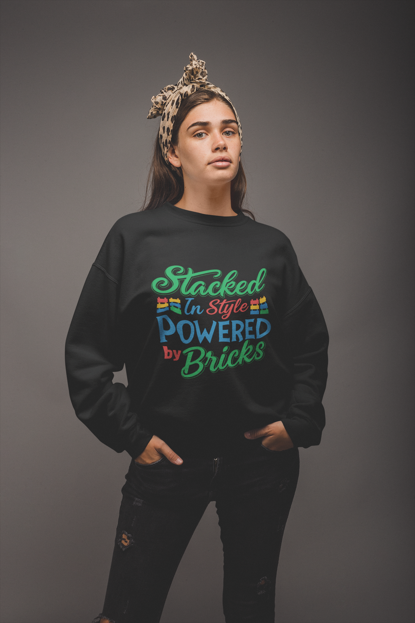 Stacked in Style Sweatshirt