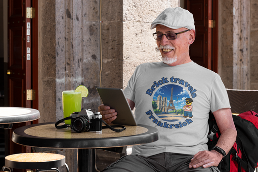 Brick travels T-Shirt - Frankreich Edition